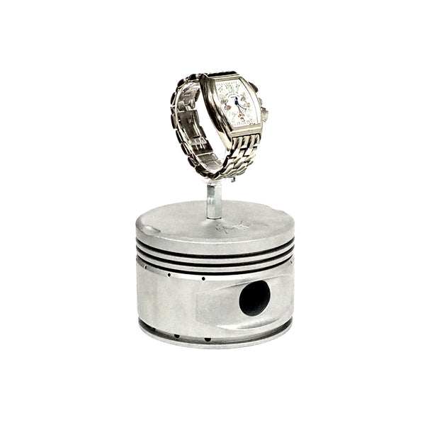 Flying Bitcoin Raw Airplane Engine Piston Raw Watch Display Stand Aviation Art Airplane Furniture Pilot Gifts Plane Pieces Inc