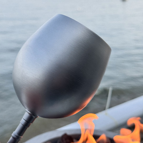 P-51 Mustang Engine Valve Wine Glass Goblet w/ Authentic 1940’s Packard Merlin Intake Stem