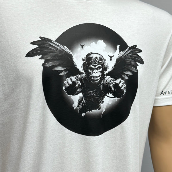 Flying Monkey Squadron War Mission Aviator Pilot T-Shirt
