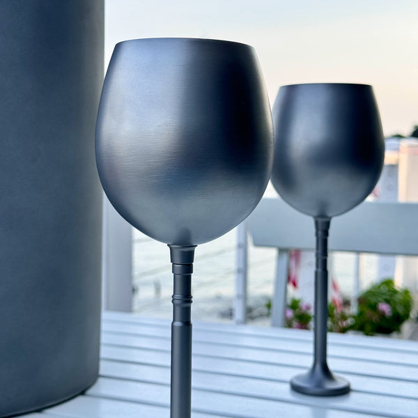 P-51 Mustang Engine Valve Wine Glass Goblet w/ Authentic 1940’s Packard Merlin Intake Stem