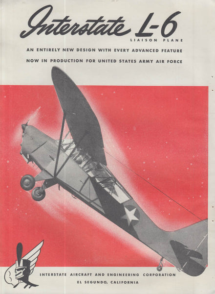 76" WWII Interstate L-6 Grasshopper US Propellers Inc Wooden Airplane Propeller