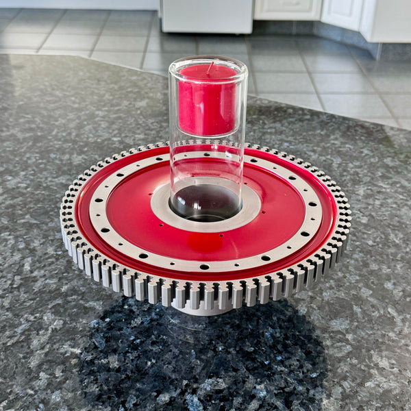 Multifunctional GE J85 Northrop T-38 Talon Jet Engine Turbine Disk Candle Centerpiece Plant Stand