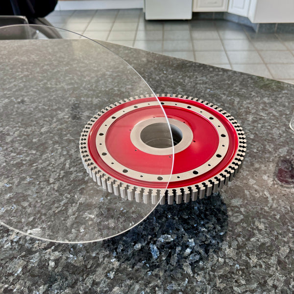 Multifunctional GE J85 Northrop T-38 Talon Jet Engine Turbine Disk Candle Centerpiece Plant Stand