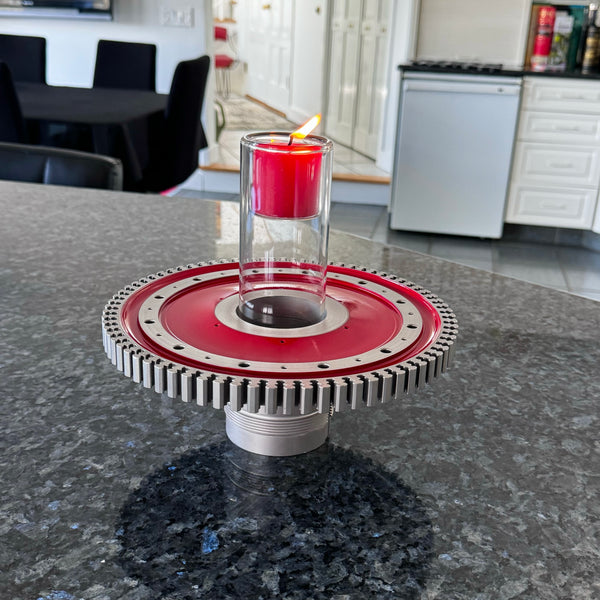 Multifunctional GE J85 Northrop T-38 Talon Jet Engine Turbine Disk Candle Centerpiece Plant Stand