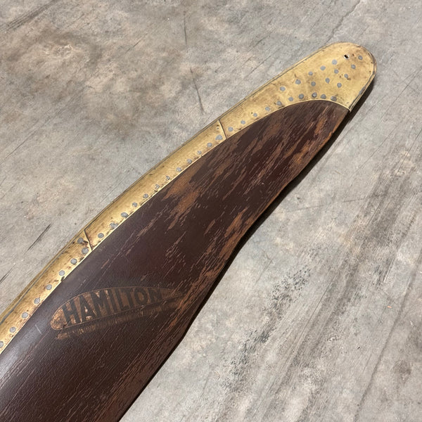 102” 1920’s HAMILTON AERO Scimitar Curtiss OX-5 Engine Wooden Airplane Propeller