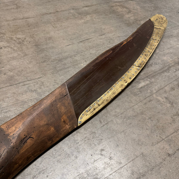 102” 1920’s HAMILTON AERO Scimitar Curtiss OX-5 Engine Wooden Airplane Propeller