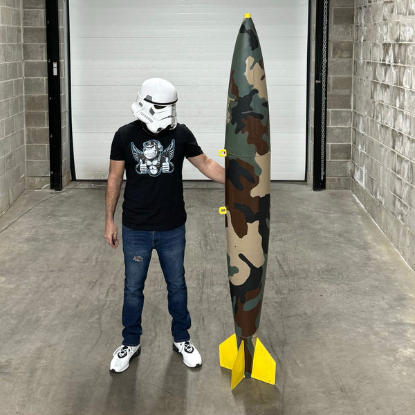 Vintage 7-1/2 FT B-52 Stratofortress MK-87 500LB Practice Bomb