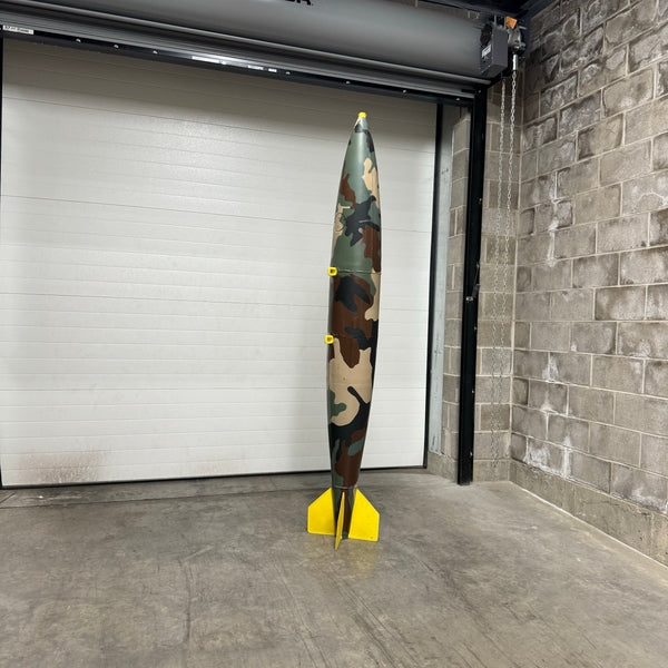 Vintage 7-1/2 FT B-52 Stratofortress MK-87 500LB Practice Bomb