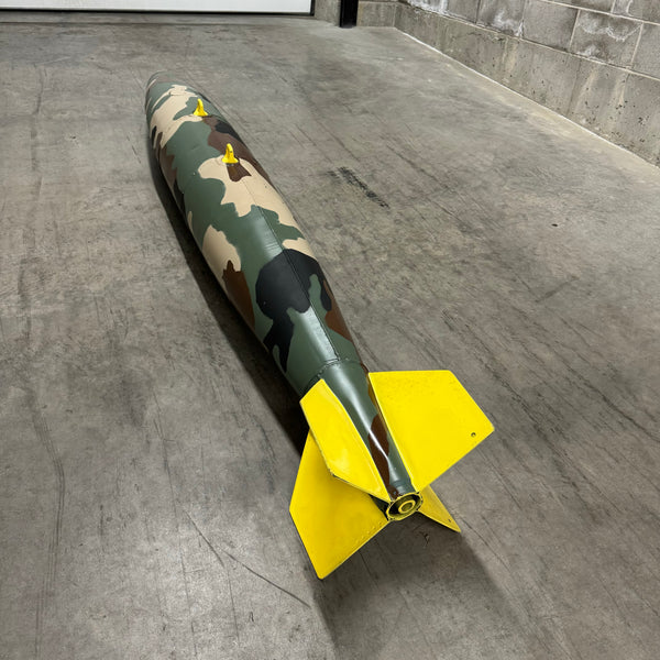 Vintage 7-1/2 FT B-52 Stratofortress MK-87 500LB Practice Bomb