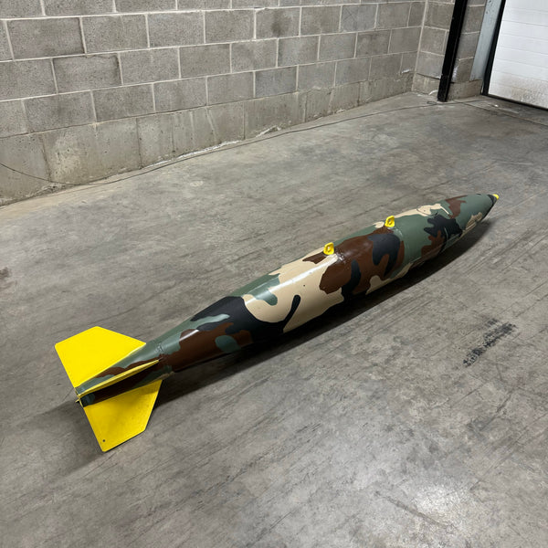 Vintage 7-1/2 FT B-52 Stratofortress MK-87 500LB Practice Bomb