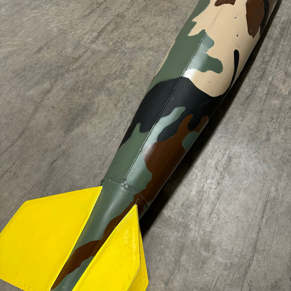 Vintage 7-1/2 FT B-52 Stratofortress MK-87 500LB Practice Bomb