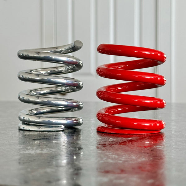 Spring Powder Coated Aviation Art Modern Mid Century Pencil Pen Holder (3-3/4 Inches)