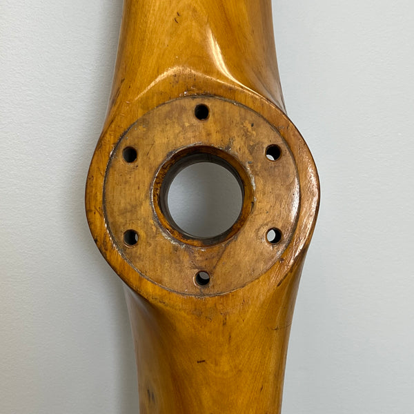 1930's Sensenich Bros Piper J3 Cub Wood Airplane Propeller w/ Rare Repair Service Decals