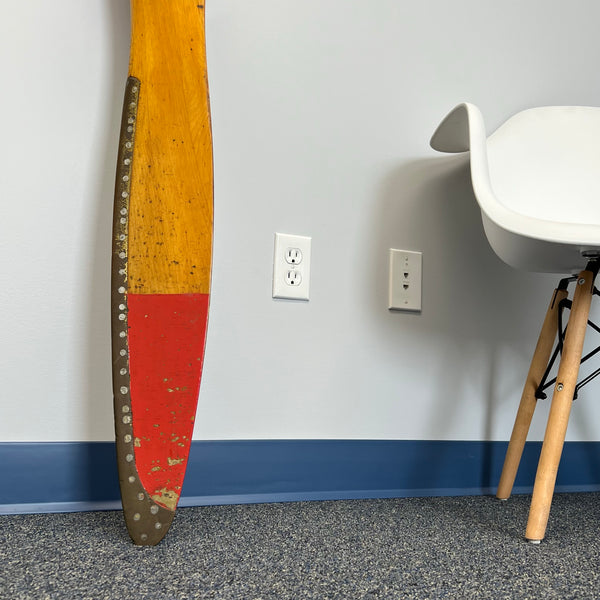 1930's Sensenich Bros Piper J3 Cub Wood Airplane Propeller w/ Rare Repair Service Decals