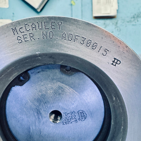 60" MQ-9 Reaper Drone USAF Mirror Polished | Painted Propeller Blade w/ Base