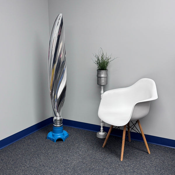 60" MQ-9 Reaper Drone USAF Mirror Polished | Painted Propeller Blade w/ Base