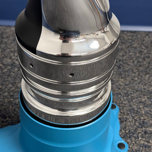 60" MQ-9 Reaper Drone USAF Mirror Polished | Painted Propeller Blade w/ Base