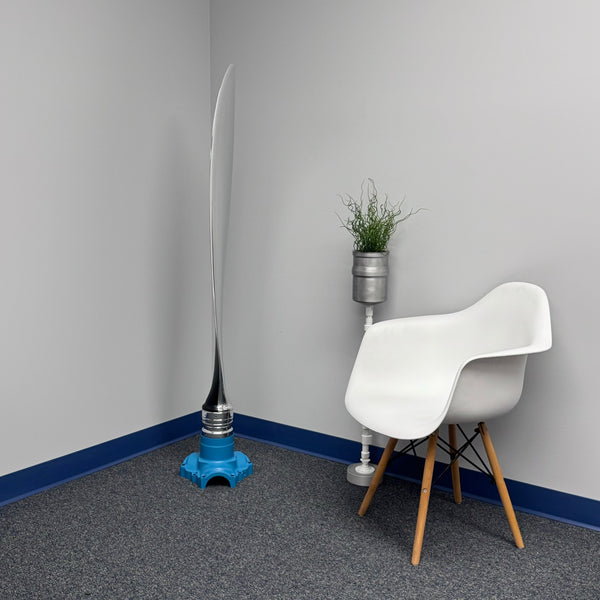 60" MQ-9 Reaper Drone USAF Mirror Polished | Painted Propeller Blade w/ Base