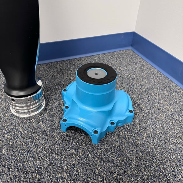 60" MQ-9 Reaper Drone USAF Mirror Polished | Painted Propeller Blade w/ Base