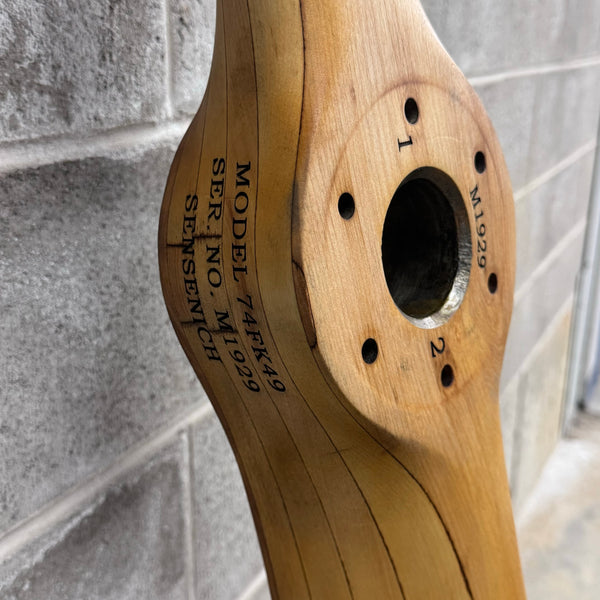 1940s Sensenich Bros 74FK49 Cessna 140 Wood Airplane Propeller w/ Laser Logos