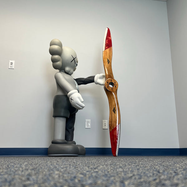 1930's 62" Sensenich Brothers Taylor Piper Cub Scimitar Wooden Airplane Propeller