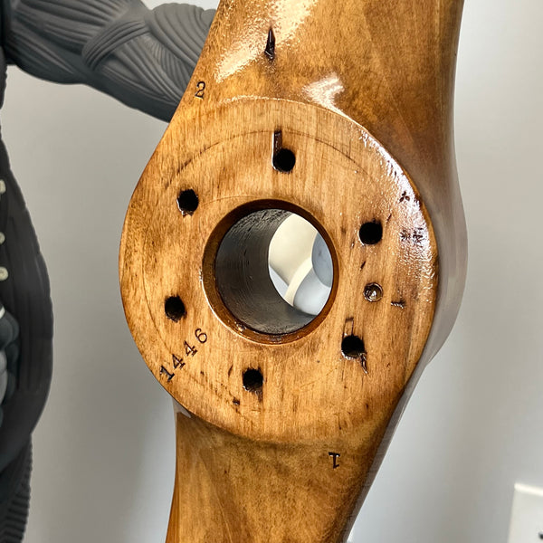 1930's 62" Sensenich Brothers Taylor Piper Cub Scimitar Wooden Airplane Propeller