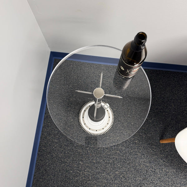 MK-76 Grumman F-14 Tomcat Screaming Eagles Navy Fighter Practice Bomb Martini Side Table