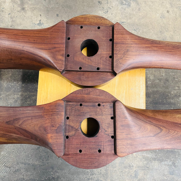 Paragon WWI 4-Bladed Curtiss HS-2L US NAVY Flying Boat Wooden Airplane Propeller