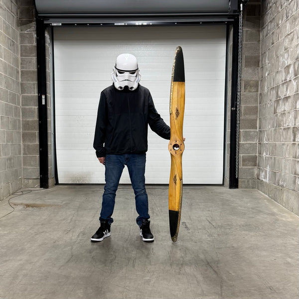 1940s Sensenich Bros 74FK49 Cessna 140 Wood Airplane Propeller w/ Laser Logos