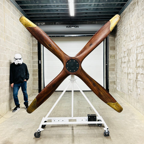 Paragon WWI 4-Bladed Curtiss HS-2L US NAVY Flying Boat Wooden Airplane Propeller