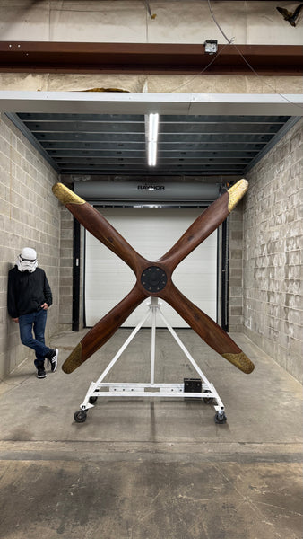 Paragon WWI 4-Bladed Curtiss HS-2L US NAVY Flying Boat Wooden Airplane Propeller