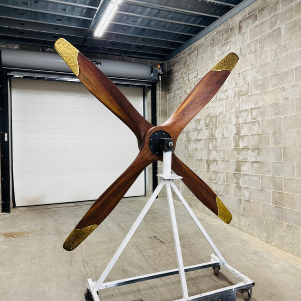 Paragon WWI 4-Bladed Curtiss HS-2L US NAVY Flying Boat Wooden Airplane Propeller