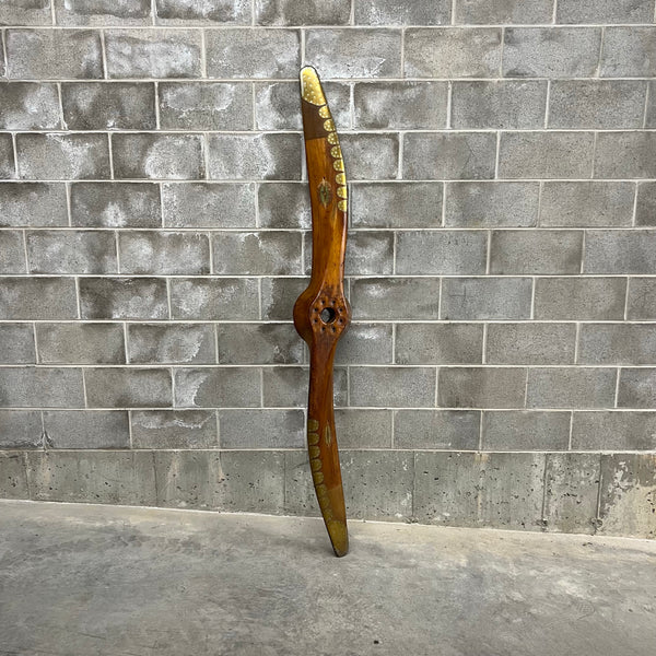 81" De Havilland DH.60GM Metal Moth Scalloped Scimitar Wooden Airplane Propeller