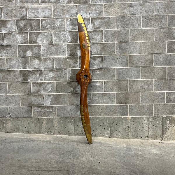 81" De Havilland DH.60GM Metal Moth Scalloped Scimitar Wooden Airplane Propeller