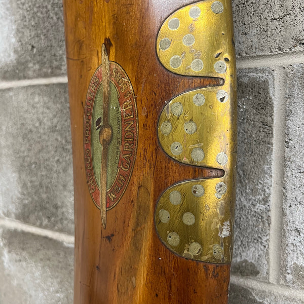 81" De Havilland DH.60GM Metal Moth Scalloped Scimitar Wooden Airplane Propeller