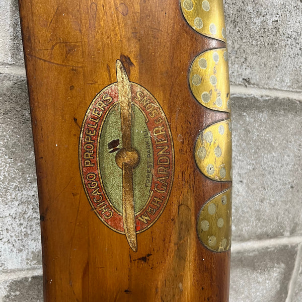 81" De Havilland DH.60GM Metal Moth Scalloped Scimitar Wooden Airplane Propeller