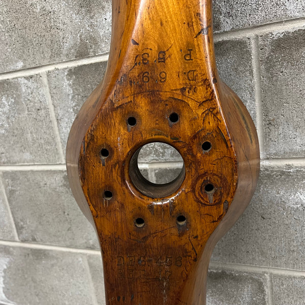 81" De Havilland DH.60GM Metal Moth Scalloped Scimitar Wooden Airplane Propeller