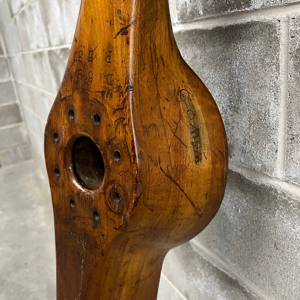 81" De Havilland DH.60GM Metal Moth Scalloped Scimitar Wooden Airplane Propeller