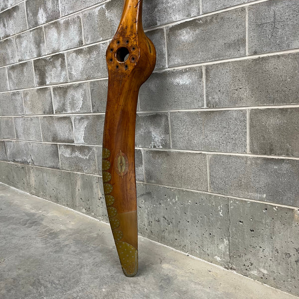 81" De Havilland DH.60GM Metal Moth Scalloped Scimitar Wooden Airplane Propeller