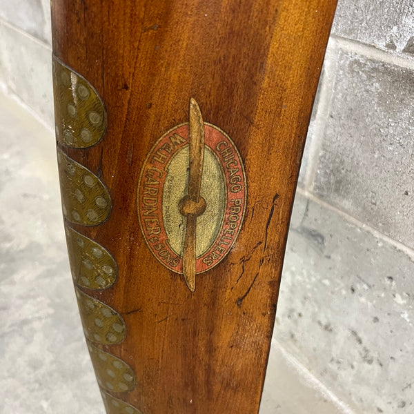 81" De Havilland DH.60GM Metal Moth Scalloped Scimitar Wooden Airplane Propeller