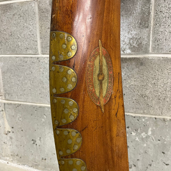 81" De Havilland DH.60GM Metal Moth Scalloped Scimitar Wooden Airplane Propeller