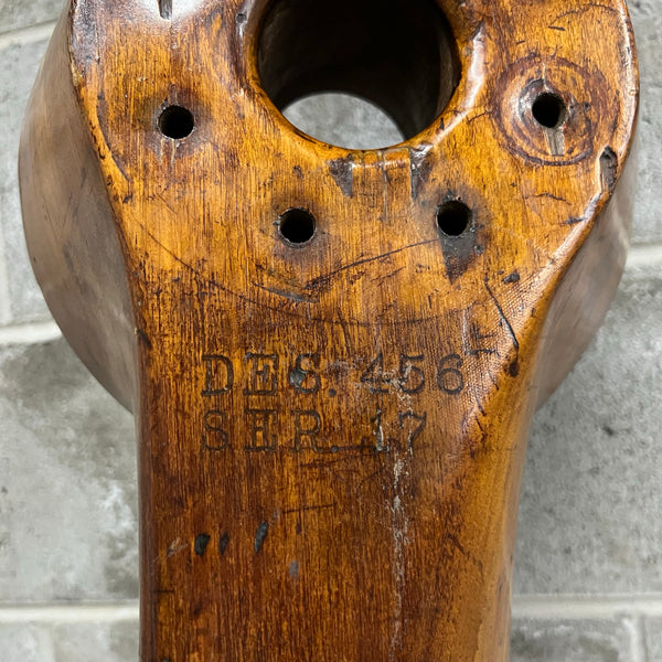 81" De Havilland DH.60GM Metal Moth Scalloped Scimitar Wooden Airplane Propeller