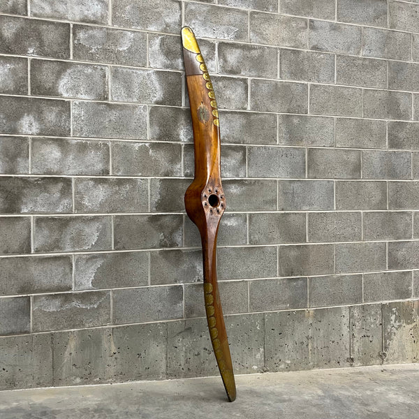 81" De Havilland DH.60GM Metal Moth Scalloped Scimitar Wooden Airplane Propeller