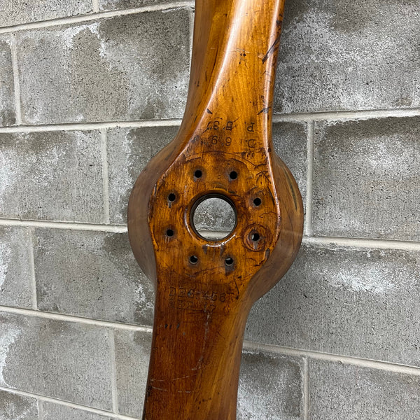 81" De Havilland DH.60GM Metal Moth Scalloped Scimitar Wooden Airplane Propeller