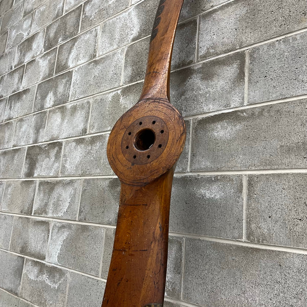 81" De Havilland DH.60GM Metal Moth Scalloped Scimitar Wooden Airplane Propeller