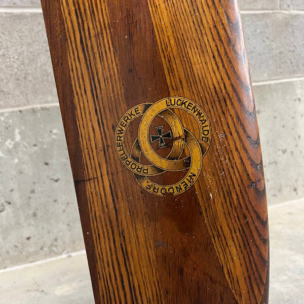 1915-1917 WWI Niendorf Luckenwalde Halberstadt CL IV German Wooden Airplane Propeller