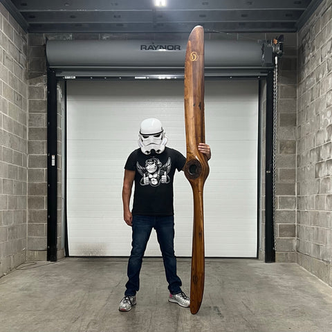 1915-1917 WWI Niendorf Luckenwalde Halberstadt CL IV German Wooden Airplane Propeller