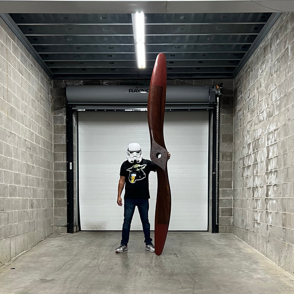 126” WWI Handley Page 0/400 Bomber “Bloody Paralyzer” Wooden Airplane Propeller