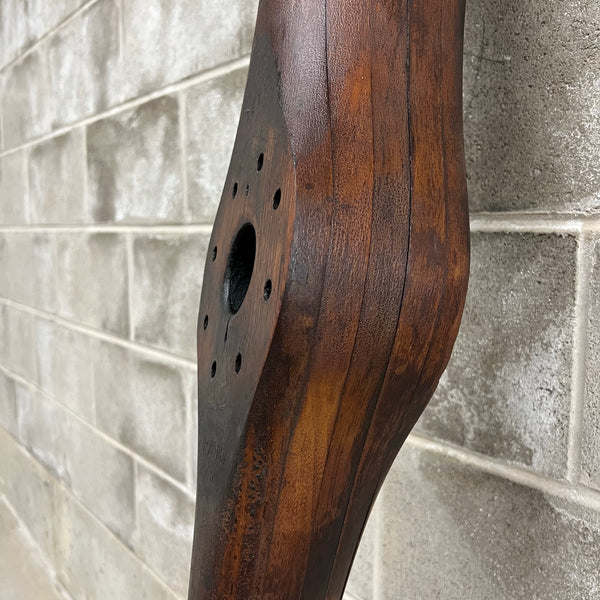 72” 1918 Paragon 6FT Scimitar Wooden Wood Antique Airplane Propeller