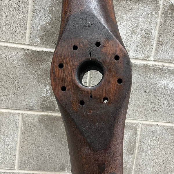 72” 1918 Paragon 6FT Scimitar Wooden Wood Antique Airplane Propeller